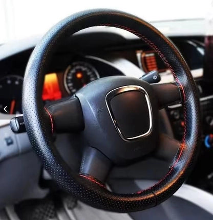 Universal Car Leather Steering Wheel Cover